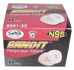 BANDIT N95 PRE-FILTERS 5/BX